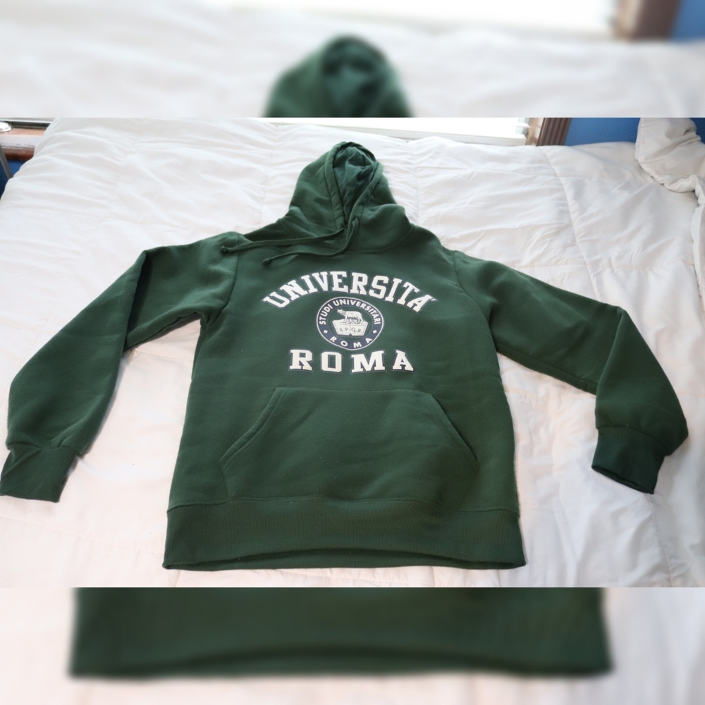 Green College Hoodie Universita Roma